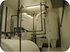 PLANTA DE EFLUENTES TRATAMIENTO PANTALLA HMI BIOSEGURIDAD LABORATORIO